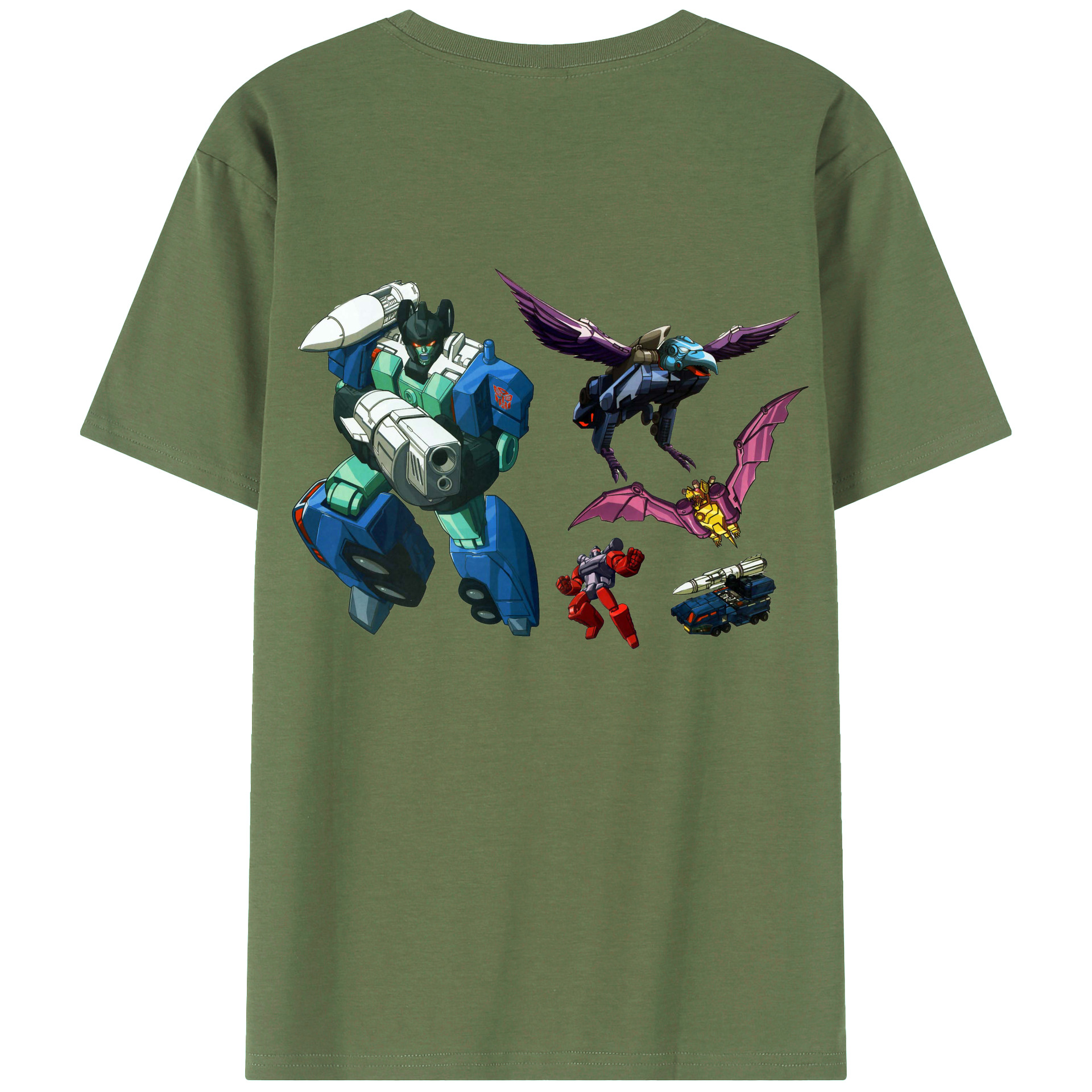 （画像用）  綿100％ メンズ半袖Tシャツ（バックプリント） 通気性